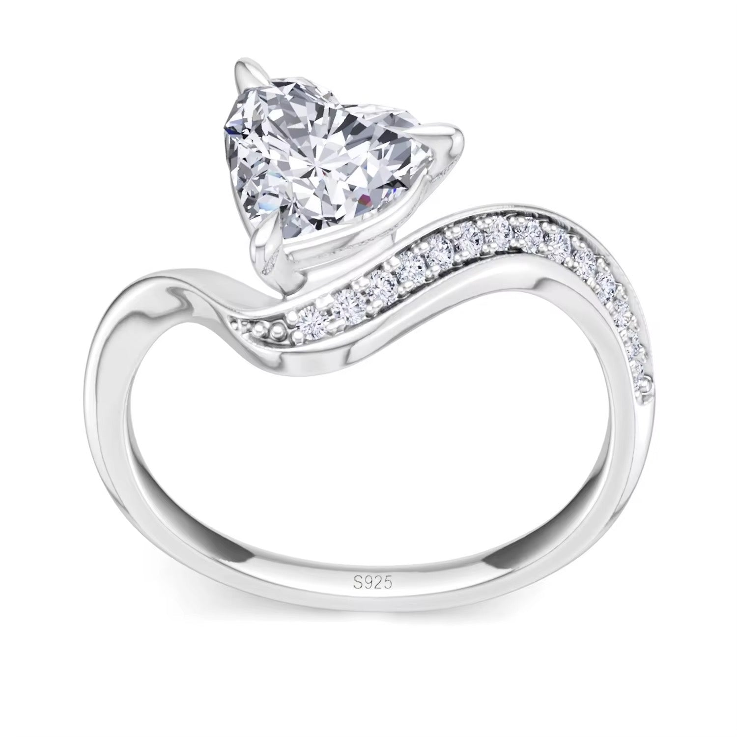 Enchanted Heart Sterling Silver Ring